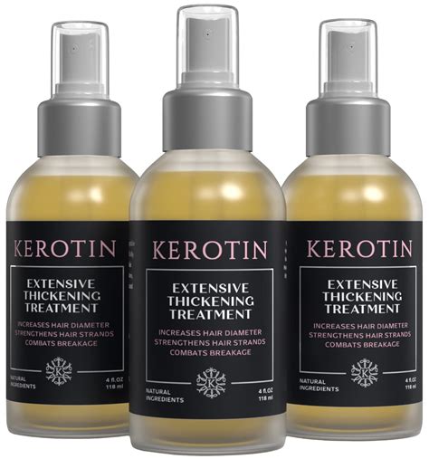 Kerotin Spray Para Engrosar El Cabello Con Queratina Para El