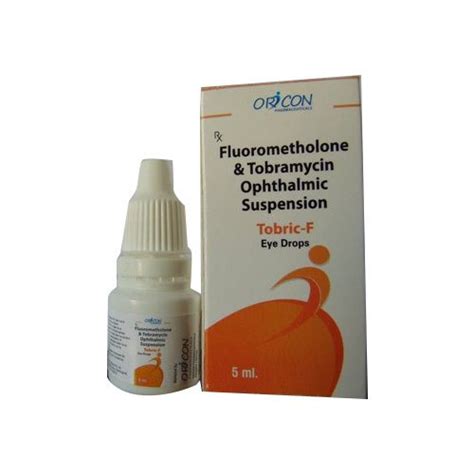 Allopathic Tobramycin Fluorometholone Ophthalmic Suspension Bottle