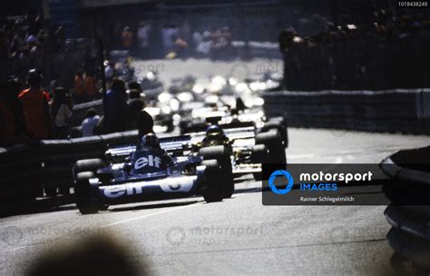 François Cevert Tyrrell 006 Ford leads Ronnie Peterson Lotus 72E Ford