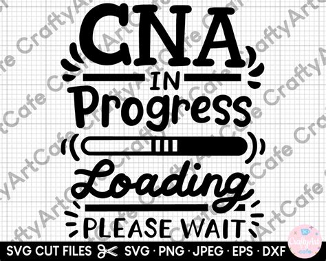 Cna Svg For Cricut For Shirt Cna Png Nursing Student Svg Cna In