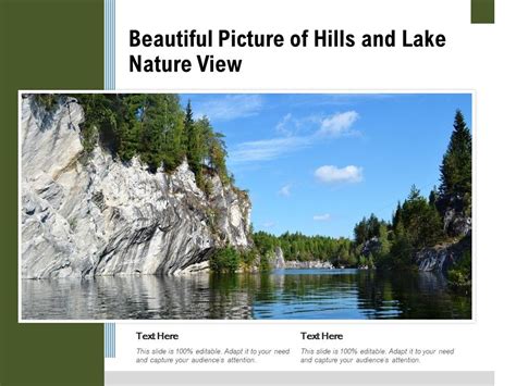 Beautiful Picture Of Hills And Lake Nature View Ppt Powerpoint