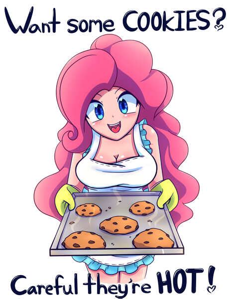 378892 Apron Artist Joyfulinsanity Baking Breasts Busty Pinkie