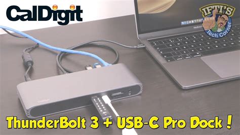 CalDigit ThunderBolt 3 USB C Pro Dock Never Worry About Ports Again