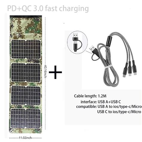 ETFE Puissant Panneau Solaire 45W Chargeur Multifonction Test Et Avis