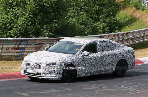 All New Skoda Superb Limbering Up For Launch But Will It Be The