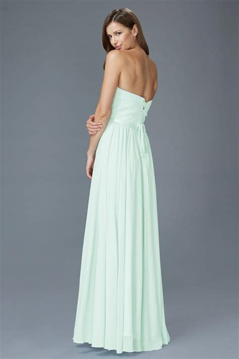 Eggplant Strapless Sweetheart Chiffon Formal Dress - Formal Dresses & Gowns