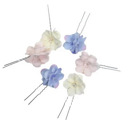 Pcs Colors Dance Party Wedding Bride Bridal Flower Hair Bobby Pins For