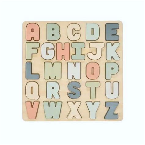 Wooden Toddler Toys | ABC Puzzle in Tray | Eco-Friendly