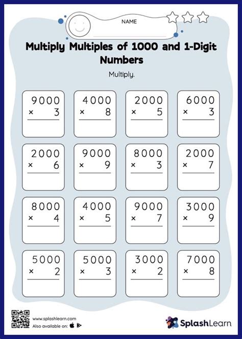 Multiply Multiples Of And Digit Numbers Vertical Multiplication