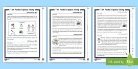 KS1 Sir Isaac Newton Differentiated Reading Comprehension Activity