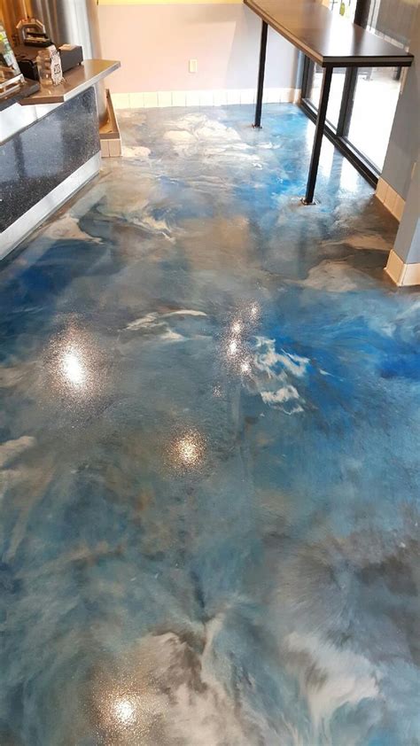 25 Ide Populer Metallic Epoxy Floor Design