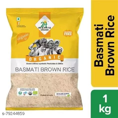 Organic Brown Basmati Rice 1 Kg