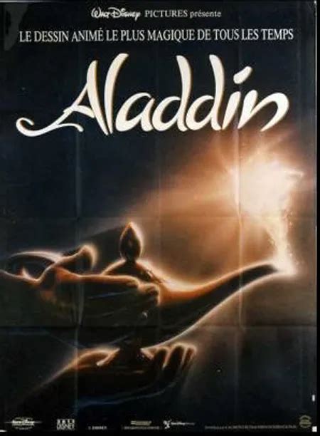 AFFICHE 120X160CM ALADDIN 1992 Walt Disney Ron Clements John Musker