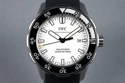 Fs Iwc Aquatimer Ref Iw White Dial With Box And