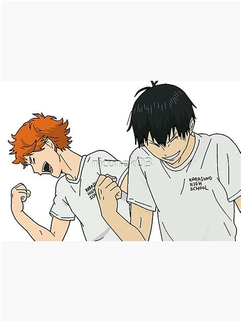 Hinata And Kageyama V1 Poster For Sale By Niconek03 Redbubble