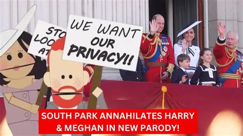 Royal Drama Unleashed The Sussexes Under Fire In South Park Parody History Archive