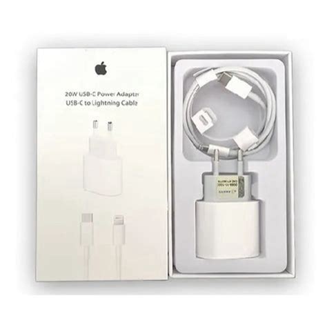 Carregador Completo Iphone Apple 5 6 7 8 X 12 11 Fonte 20w Usb C