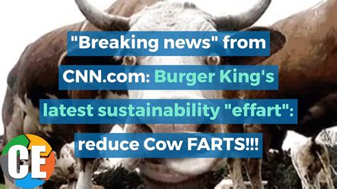 Burger King Attacks Cow Farts Breaking News On Sustainability Youtube