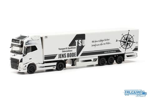 Herpa TSU Bode Volvo FH Gl XL 2020 Kühlkoffersattelzug 317528