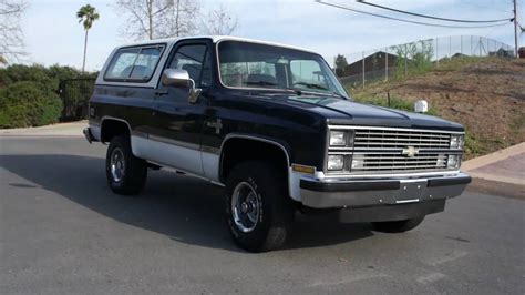 2 Owner 1984 Chevy Blazer 4x4 Silverado Yukon Classic For Sale Youtube