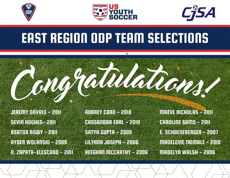 Odp East Region Tournament Schedule Korie Mildred