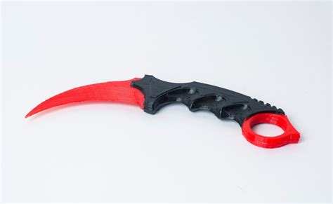 Karambit Cs Go 3d Printed Counter Strike Knife By Solid3d