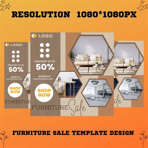 Furniture Sale Flyer Template Design