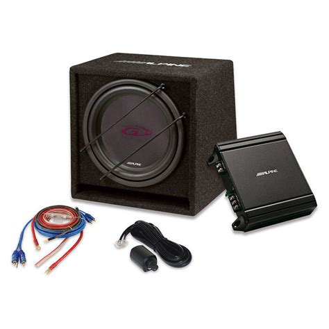 Alpine 12 Subwoofer Med Forstærker