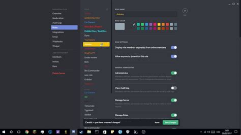 How To Move Roles And Make Them Display People On Discord May 2017