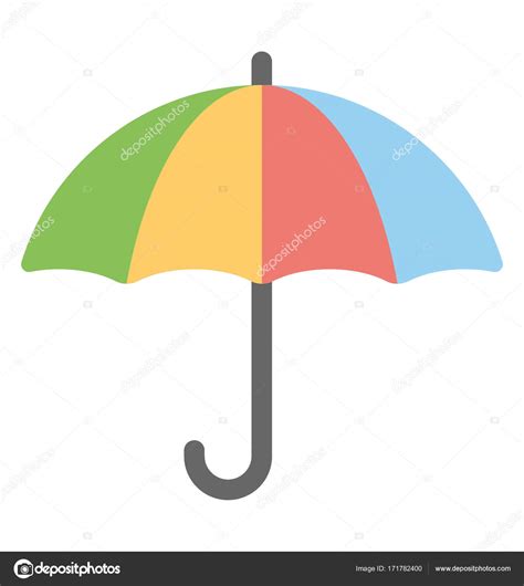 Umbrella Vector Icon Stock Vector Creativestall