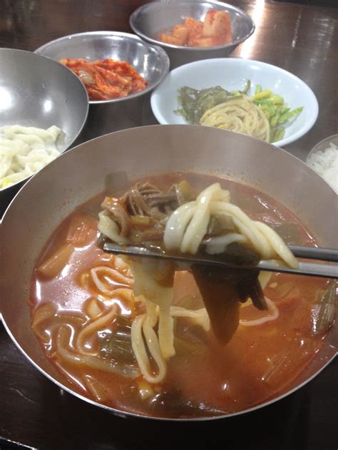 Spicy Korean Beef Soup With Noodles 문배동 육칼 — Seoulfoodie