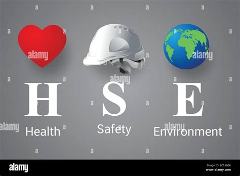 Concepto Hse Seguridad En La Salud Medio Ambiente Acrónimo Diseño Vectorial Imagen Vector De