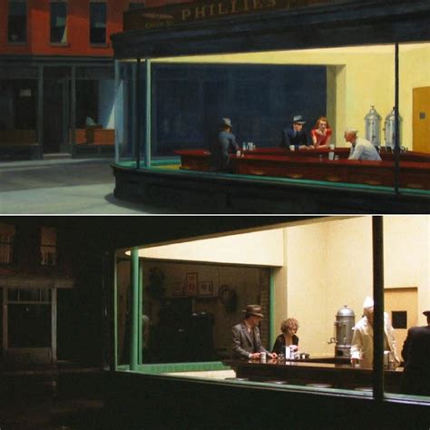 Edward Hopper Nighthawks 1942 Vs Pennies From Heaven 1981 R