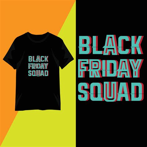 Black Friday T Shirt Design Trendy Typography 12851663 Vector Art At