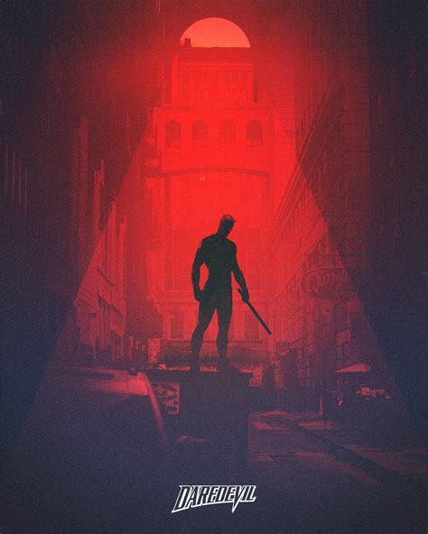 Heres A Daredevil Poster I Made Marvel Daredevil Marvel Posters