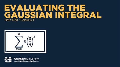 Evaluating The Gaussian Integral Calculus II Math 1220 YouTube