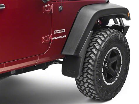 Mopar Jeep Wrangler Front Deluxe Molded Splash Guards W Jeep Logo 82210233 07 18 Jeep Wrangler Jk