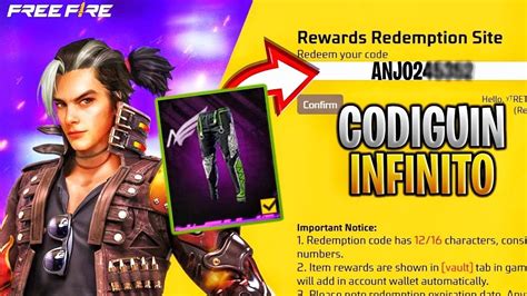 Novo Codiguin Infinito Free Fire Como Pegar O Novo Codiguin Da Cal A