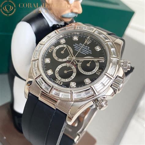 Rolex Cosmograph Daytona Oyster Mm White Gold Ln Custom