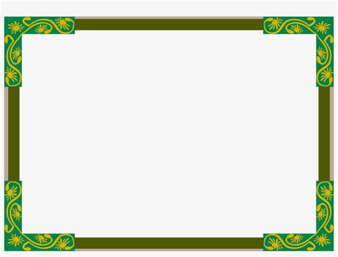 Borders For Perfect Attendance Certificate Free Transparent Png