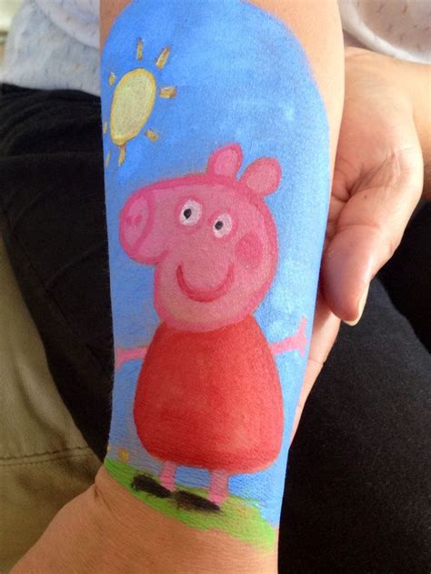 Peppa Pig Personagens Face Paint Pintura Facial Pintura De Rosto