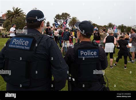 Melbourne Australia 5 December 2020 Victoria Polices Evidence