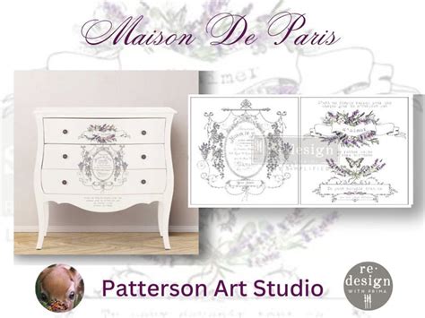 New MAISON DE PARIS Redesign With Prima French Rub On New Maxi Sized