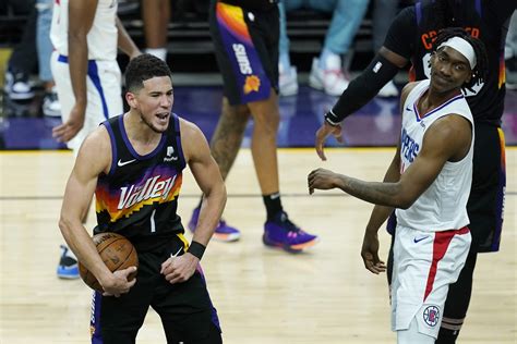 Booker Has First Triple Double Suns Beat Clippers Ap News