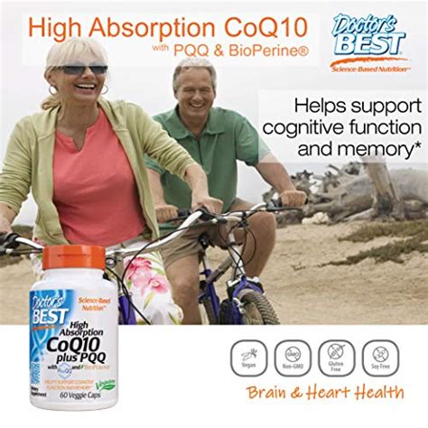 Doctor S Best High Absorption Coq Plus Pqq Heart Health Energy