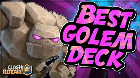 New Best Golem Deck Royal Ghost Goblin Hut Spawner Beatdown Clash