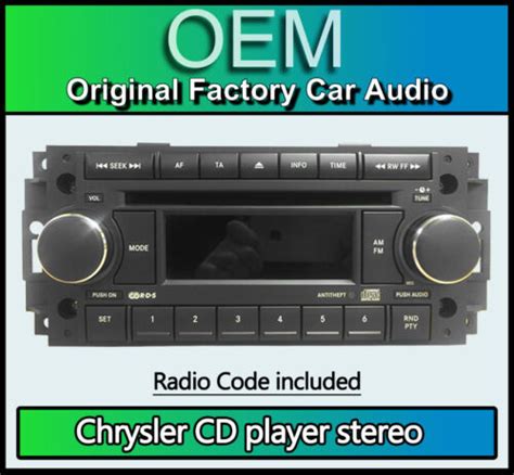 Chrysler 300c Cd Player Chrysler P05064067ae Car Radio Stereo With