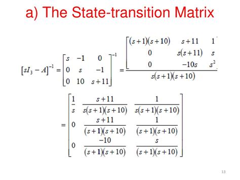 PPT Solution Of Linear State Space Equations PowerPoint Presentation