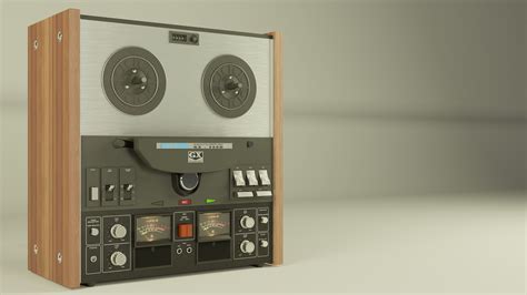 Akai Gx D Stereo Tape Recorder D Model Cgtrader