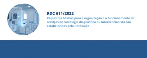 Contribuições e Mudanças a RDC 611 Sapra Landauer